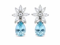 Ohrringe Ultima Edizione Dame in Silber OAO7112-AZZURRO